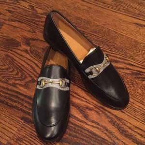 NWT Gucci Jordaan Leather Loafer 36.5 Black
